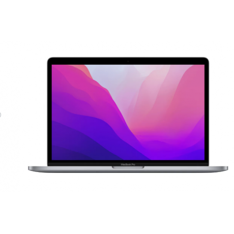Apple 13-inch MacBook Pro: Apple M2 chip with 8-core CPU and 10-core GPU, 512GB SSD,8GB RAM,Silver, English-Arabic Keyboard (MNEQ3AB/A)